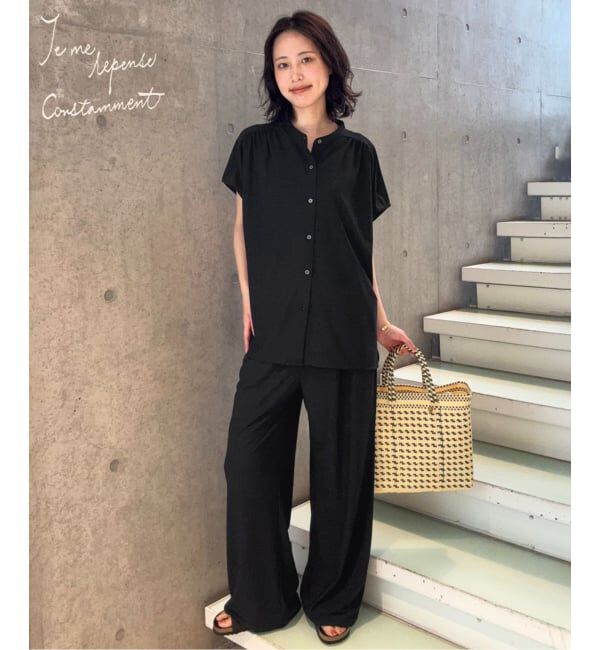 SLOBE IENA「《2枚セット/追加》カットジョーゼットセットアップ」|Tシャツ・カットソー|