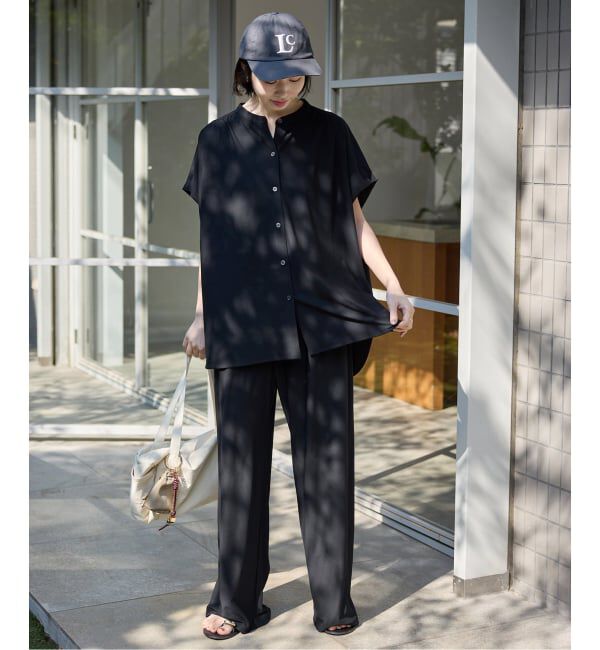 SLOBE IENA「《2枚セット/追加》カットジョーゼットセットアップ」|Tシャツ・カットソー|