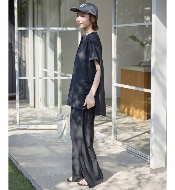 SLOBE IENA「《2枚セット/追加》カットジョーゼットセットアップ」|Tシャツ・カットソー|