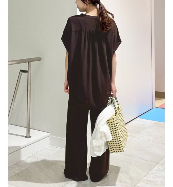 SLOBE IENA「《2枚セット/追加》カットジョーゼットセットアップ」|Tシャツ・カットソー|