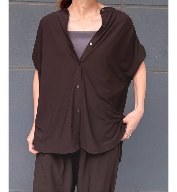 SLOBE IENA「《2枚セット/追加》カットジョーゼットセットアップ」|Tシャツ・カットソー|