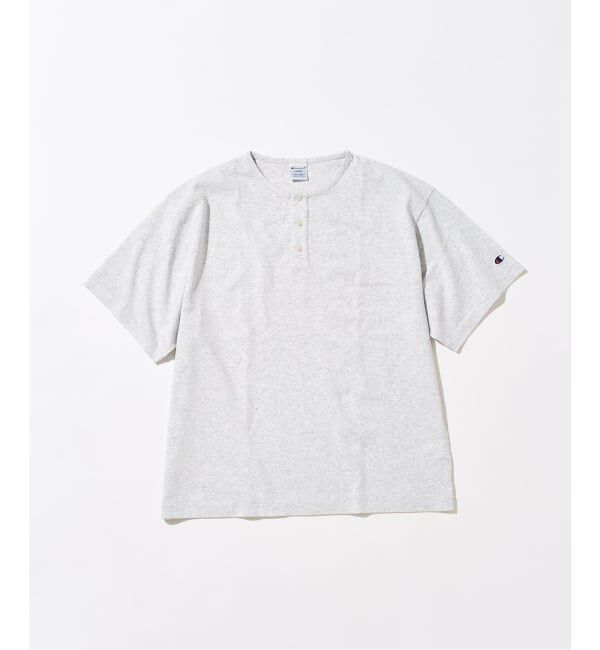 417 EDIFICE「CHAMPION / チャンピオン 417別注 Bleach Wash ヘンリー」|Tシャツ・カットソー|
