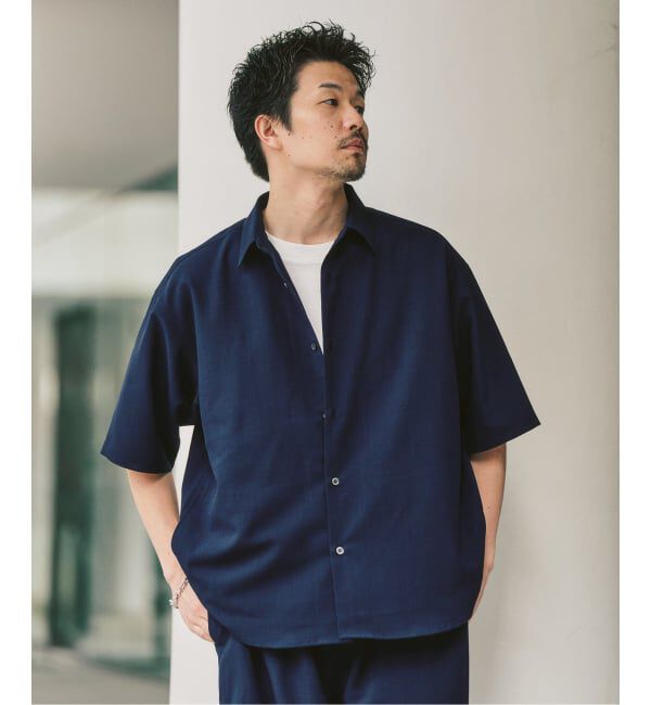417 EDIFICE「"WEB限定" 2点セット オーバーシャツサイクルセットアップ」|シャツ・ブラウス|