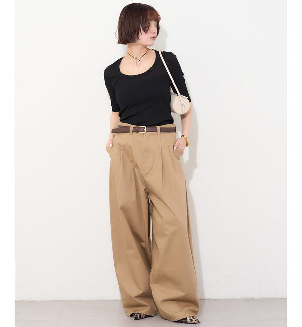  「【myporter】ラウンドネックドライフィットカットソー」|Tシャツ・カットソー|