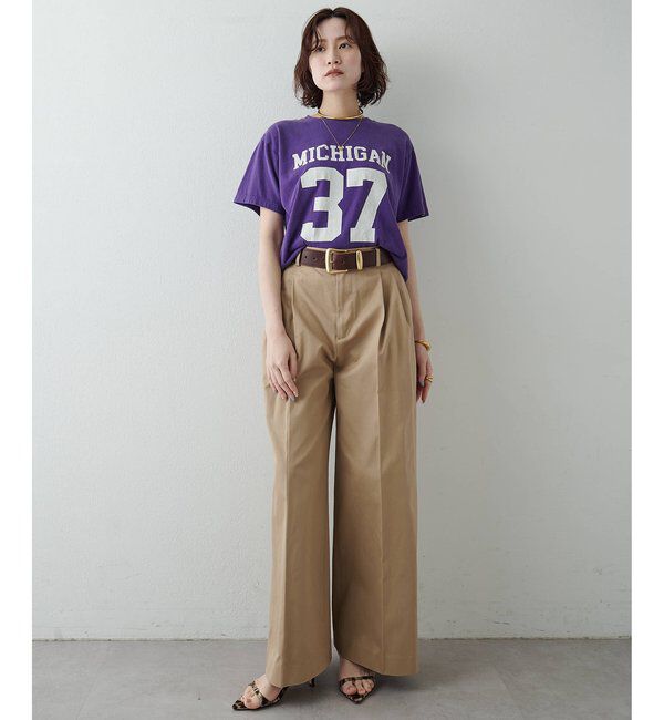 「フロントナンバーTシャツ」|Tシャツ・カットソー|