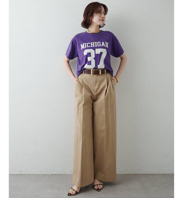  「フロントナンバーTシャツ」|Tシャツ・カットソー|