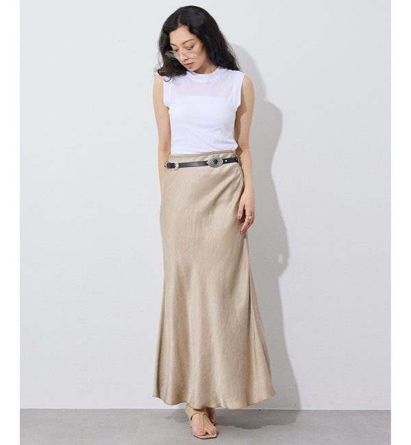  「シアーストレッチノースリーブプルオーバー」|Tシャツ・カットソー|