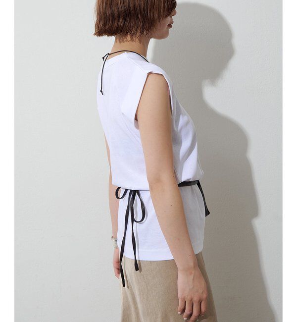  「タックノースリーブプルオーバー」|Tシャツ・カットソー|