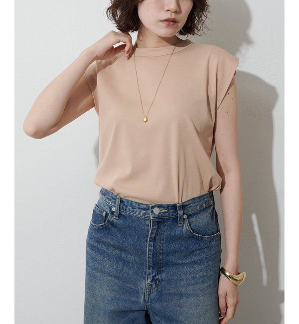  「タックノースリーブプルオーバー」|Tシャツ・カットソー|
