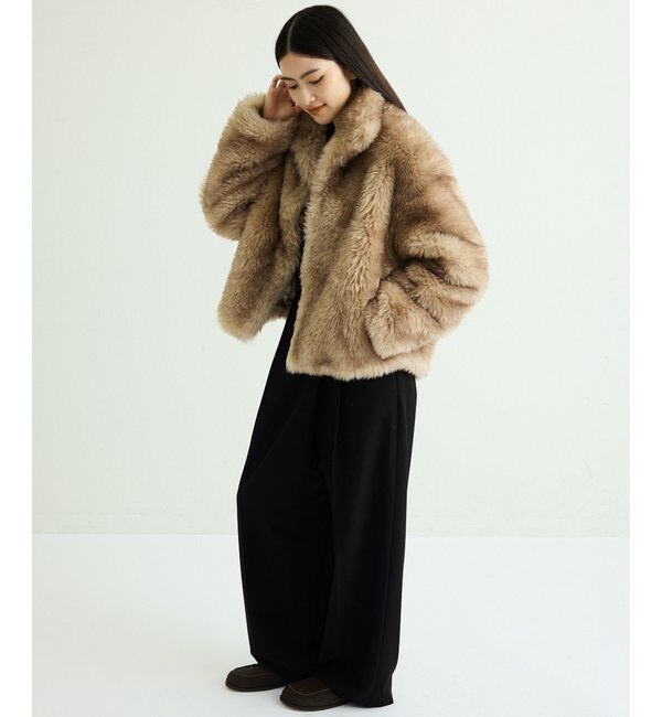THE PAUSE「【THE PAUSE】フェイクトスカーナショートコート＜WEB限定＞」|その他|