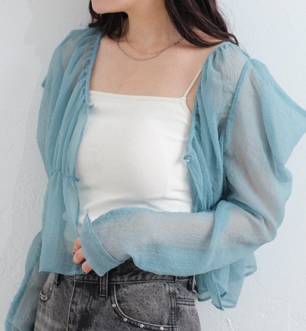  「【ベストヒットアイテム/累計販売10万枚突破】カップ付きクロップドブラキャミ」|キャミソール|ホワイト