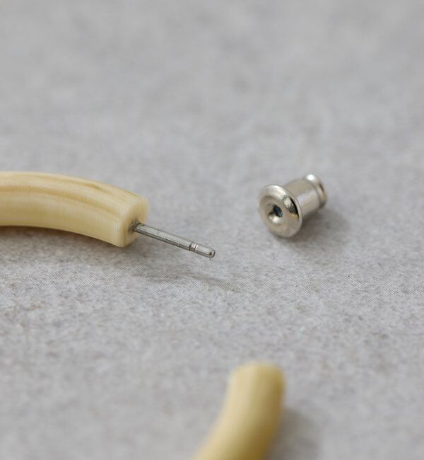  「ホーンフープピアス」|リング|