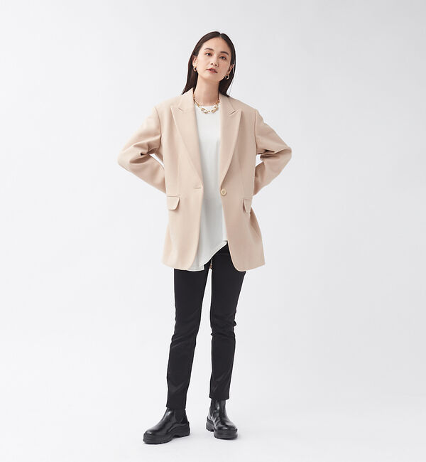 qualite「ウールフラノジャケットコート」|その他|