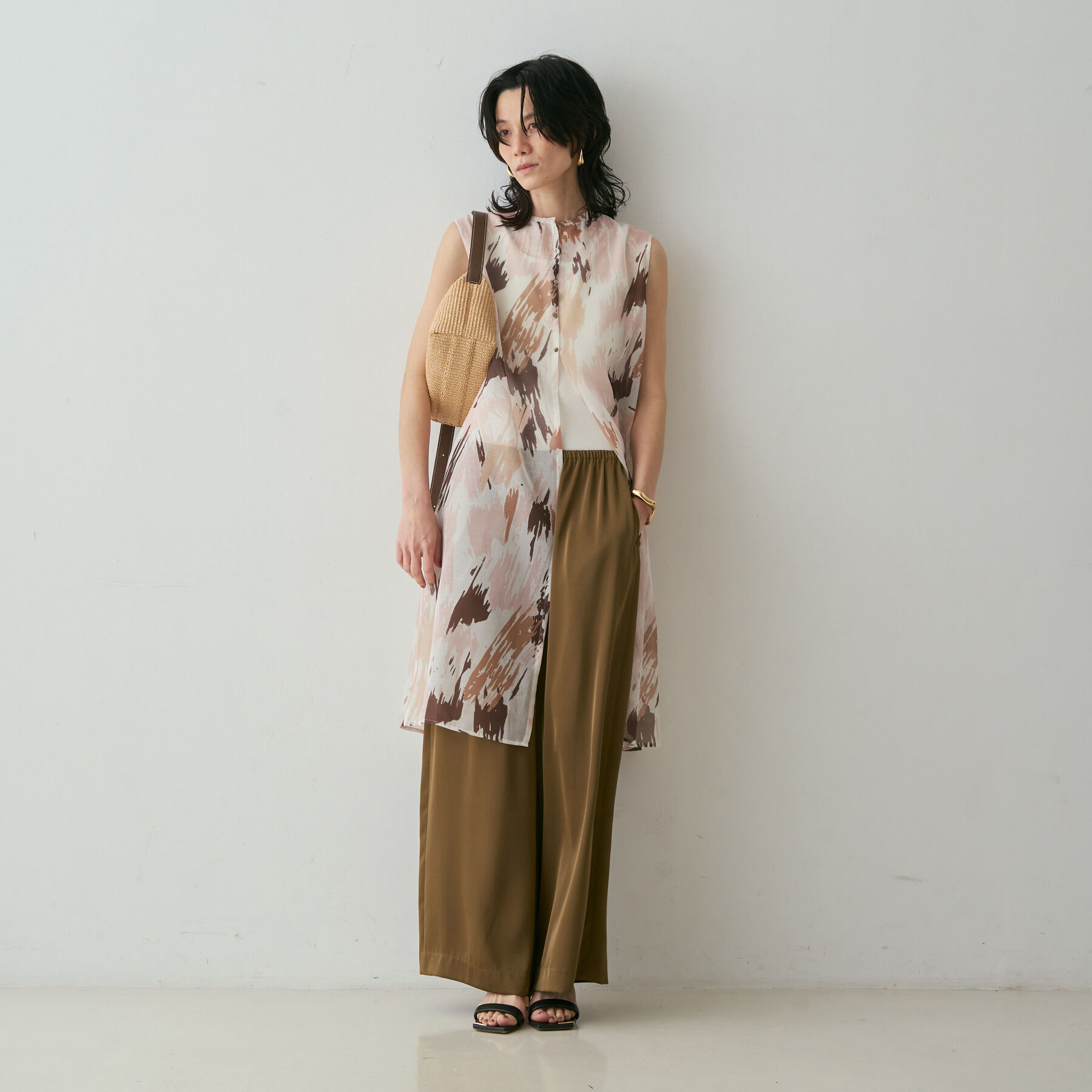 qualite「【今季最後の再入荷/接触冷感・吸水速乾】クールサテンパンツ/セットアップ対応」|その他|