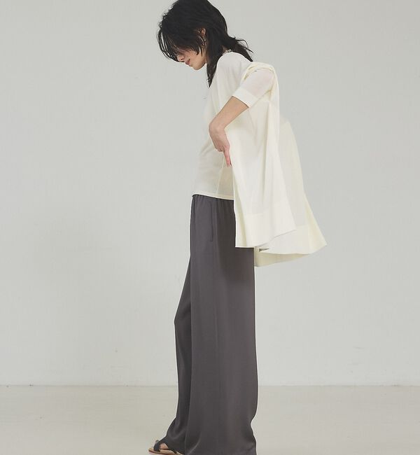 qualite「【今季最後の再入荷/接触冷感・吸水速乾】クールサテンパンツ/セットアップ対応」|その他|