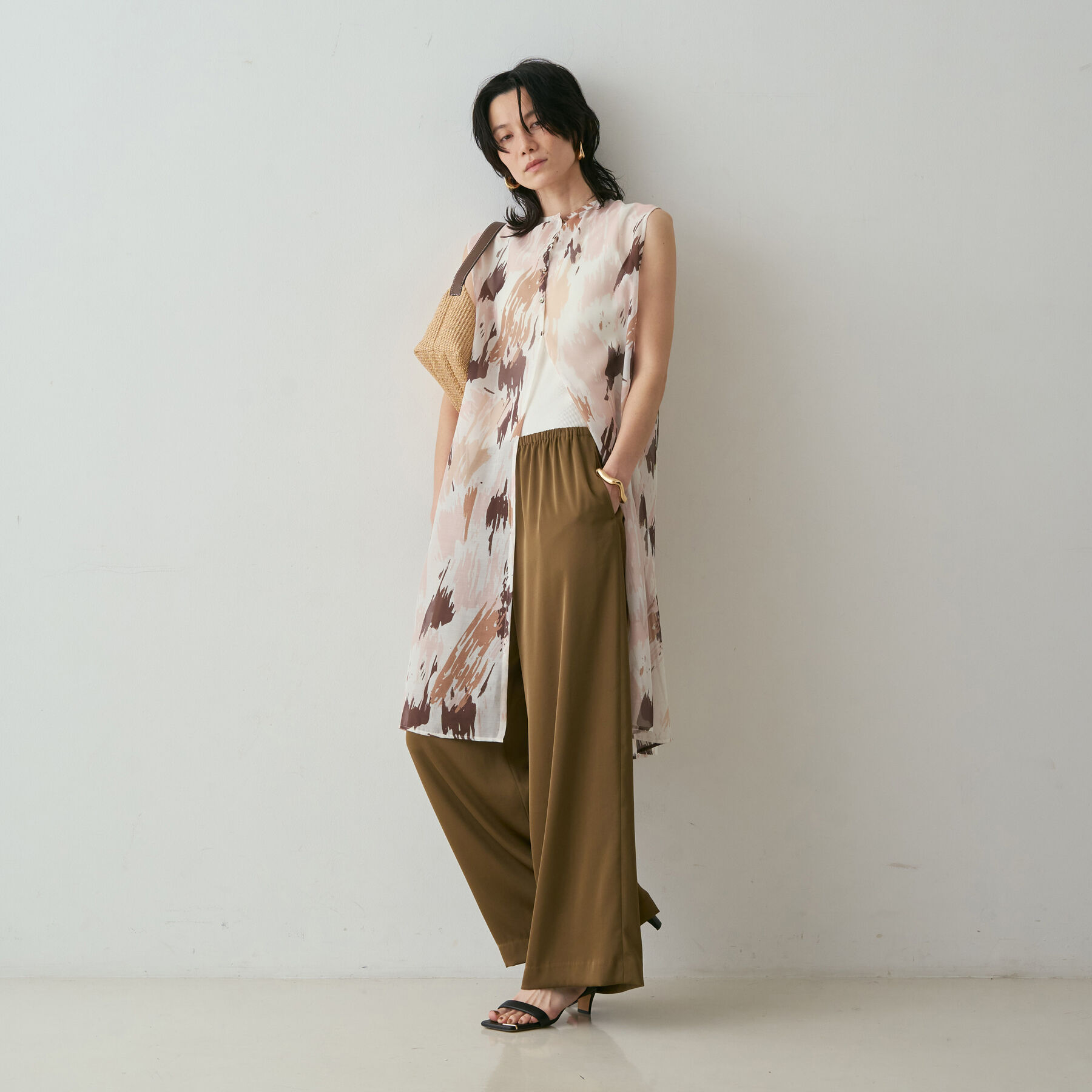 qualite「【今季最後の再入荷/接触冷感・吸水速乾】クールサテンパンツ/セットアップ対応」|その他|