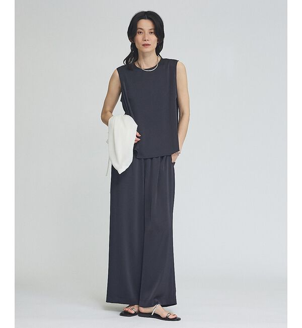 qualite「【今季最後の再入荷/接触冷感・吸水速乾】クールサテンパンツ/セットアップ対応」|その他|