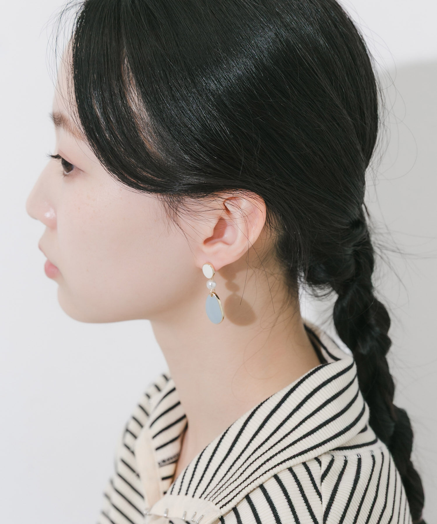 SMELLY「カラープレートピアス」|ピアス|