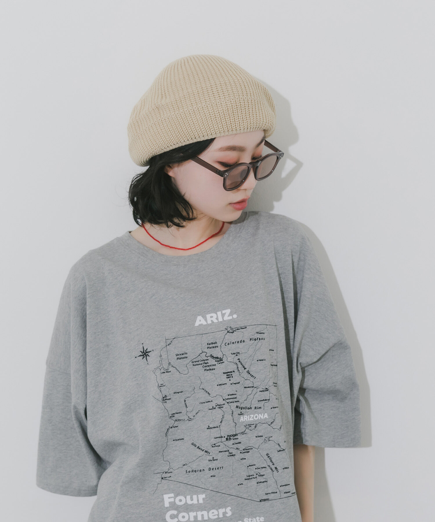 SMELLY「クリアフレームカラーサングラス」|メガネ|