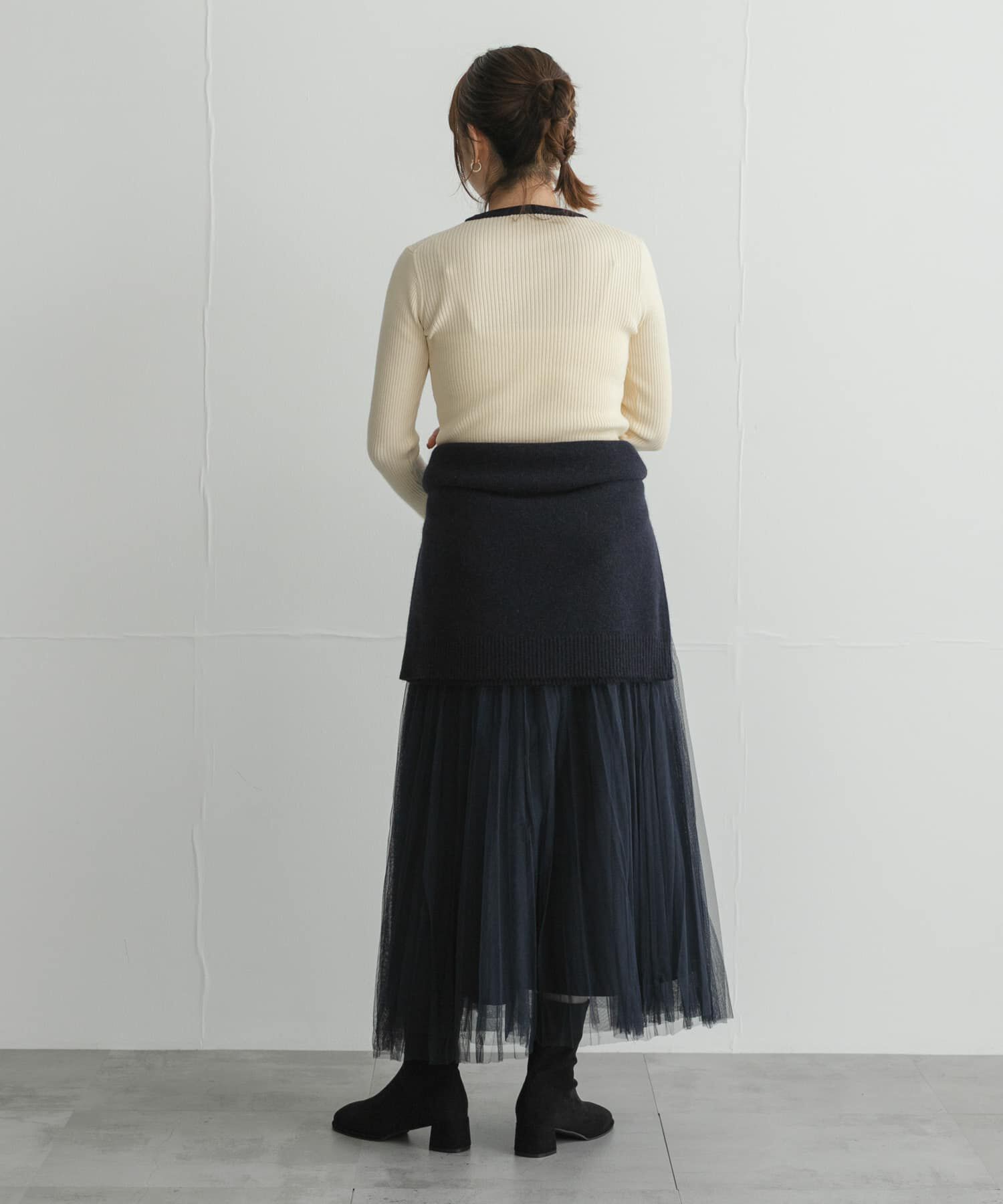 Sonny Label 「『WEB限定』チュールプリーツイージースカート」|スカート|