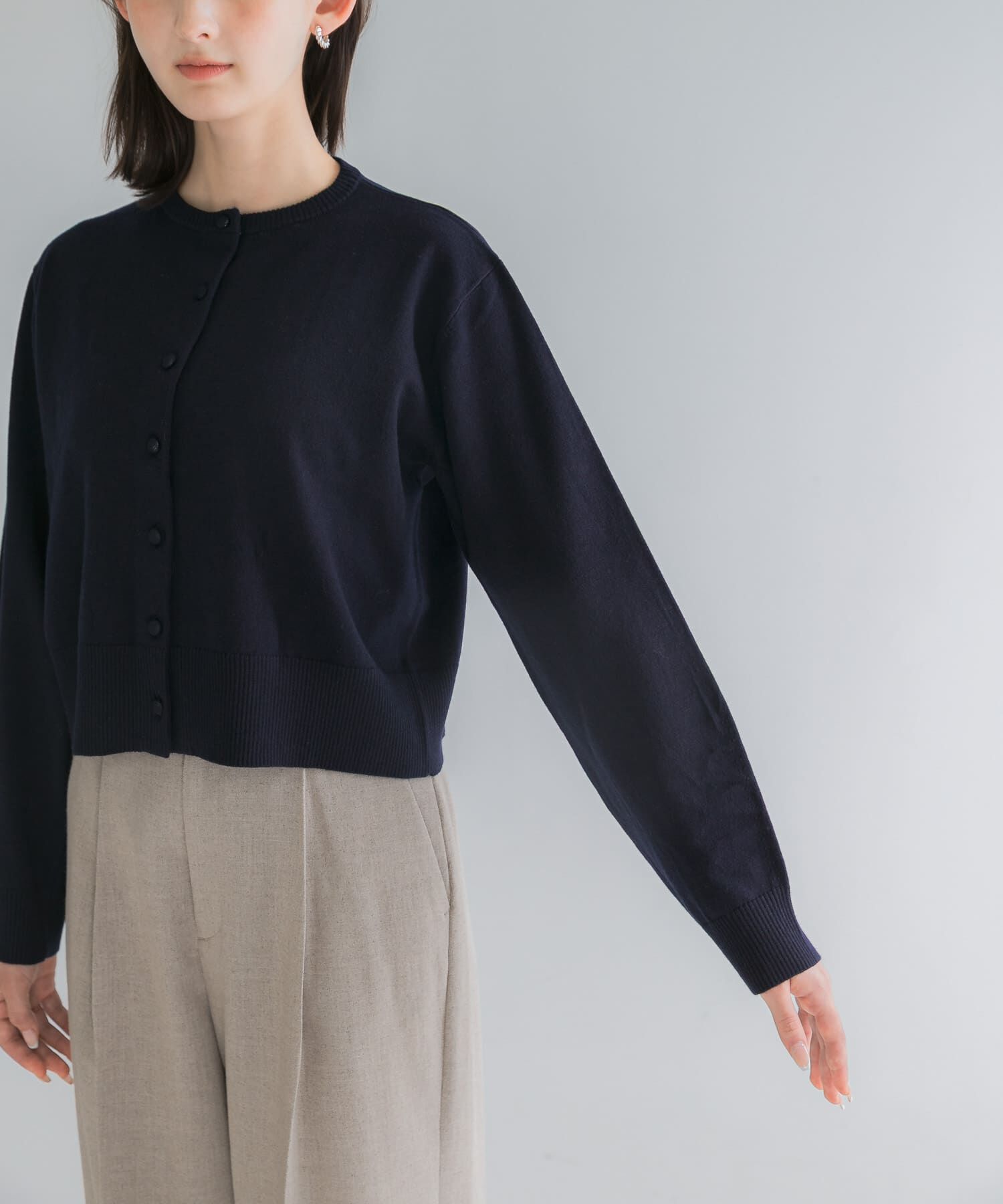 URBAN RESEARCH ROSSO「『WEB限定』フォルムニットアンサンブル」|ニット・セーター|