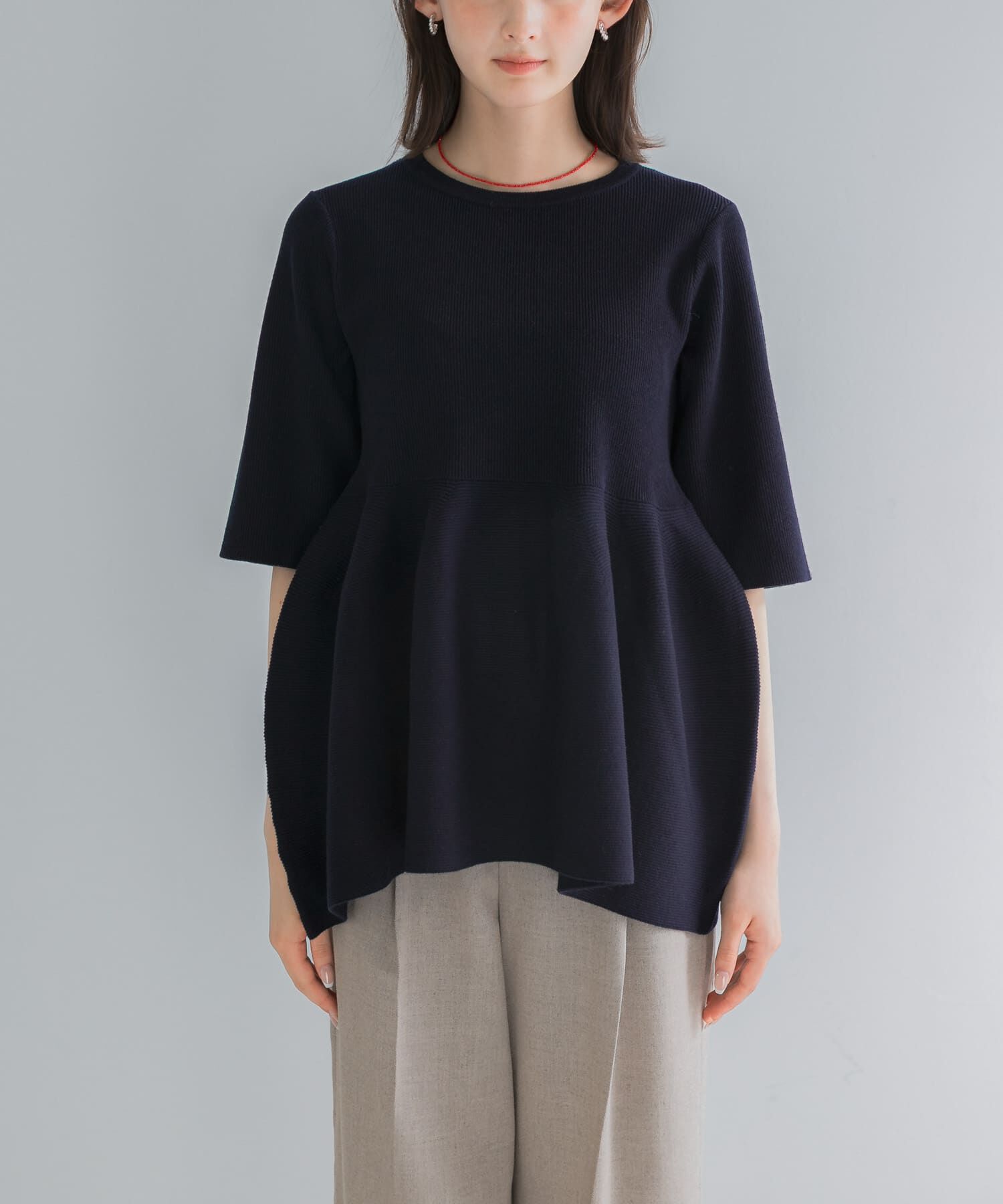 URBAN RESEARCH ROSSO「『WEB限定』フォルムニットアンサンブル」|ニット・セーター|