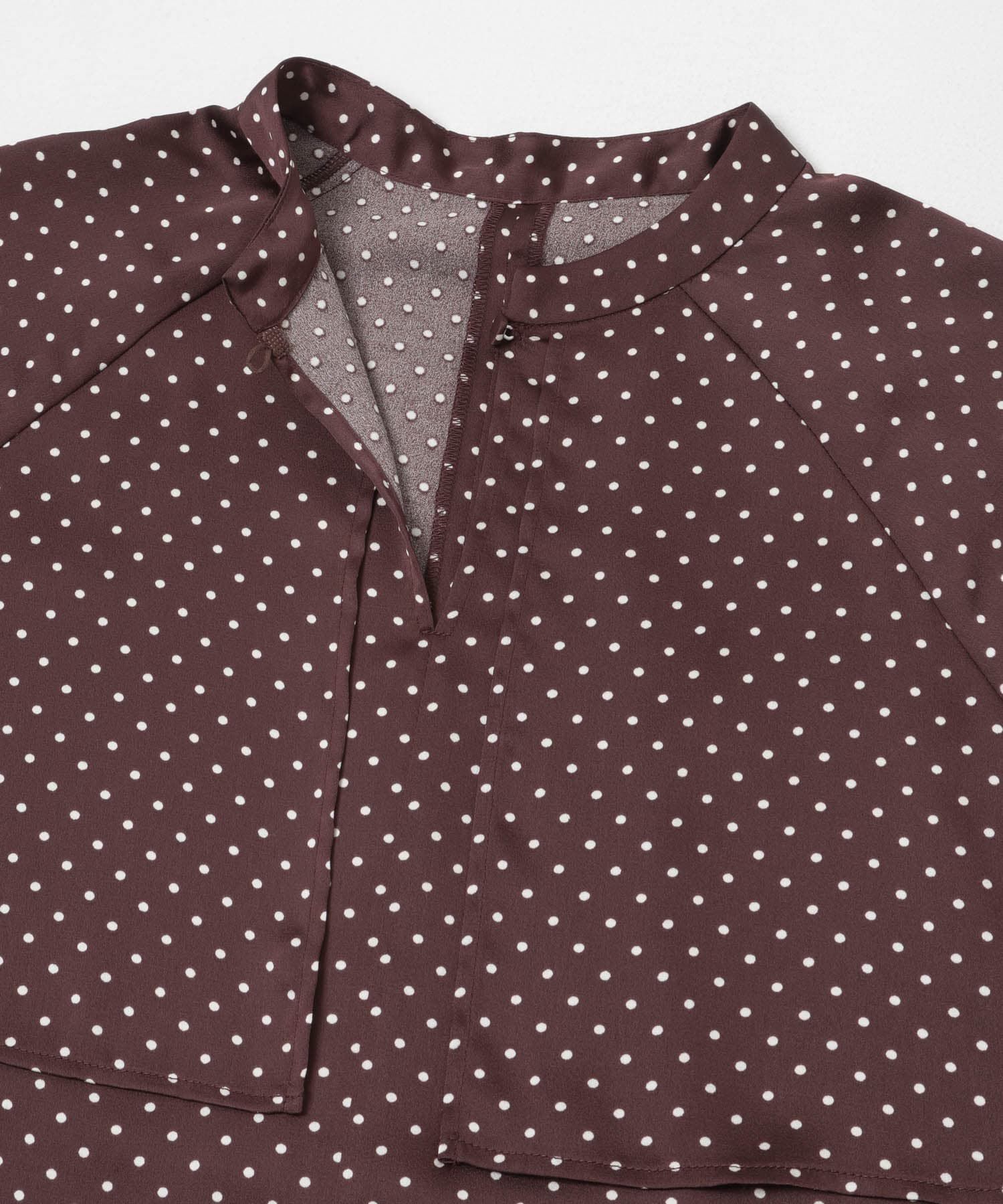 URBAN RESEARCH ROSSO「『WEB限定』ケープドットブラウス」|シャツ・ブラウス|