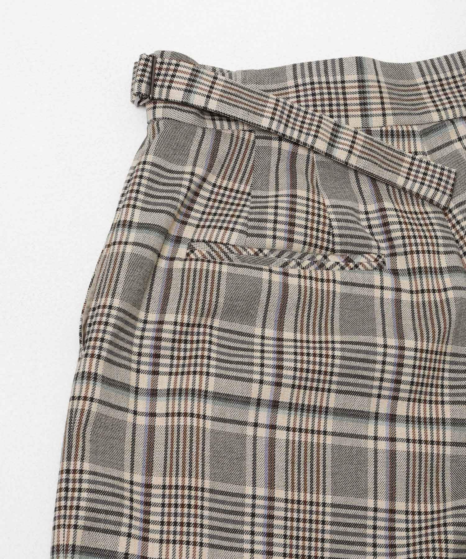 URBAN RESEARCH ROSSO「サイドベルトデザインチェックパンツ」|その他|