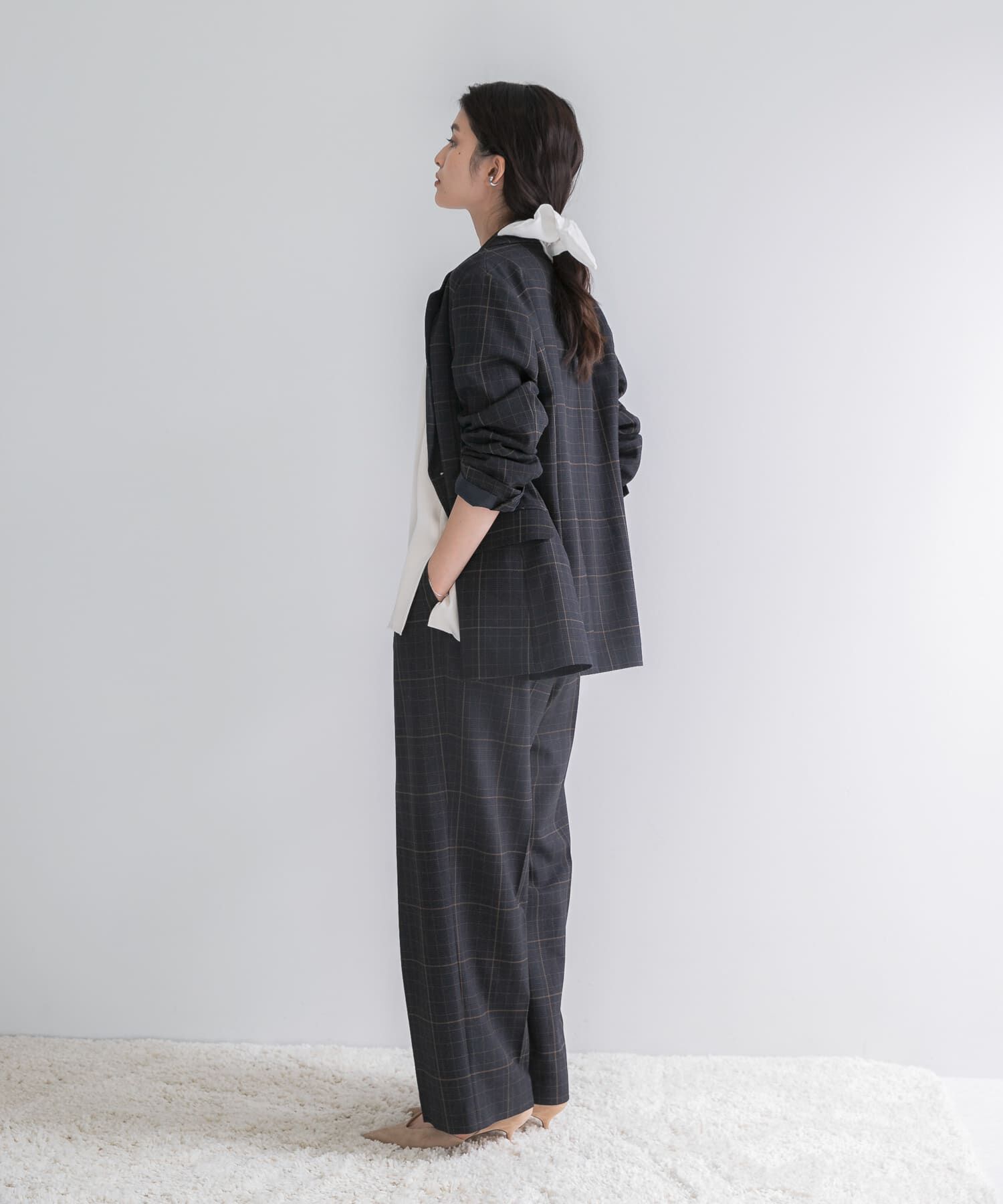 URBAN RESEARCH ROSSO「サイドベルトデザインチェックパンツ」|その他|