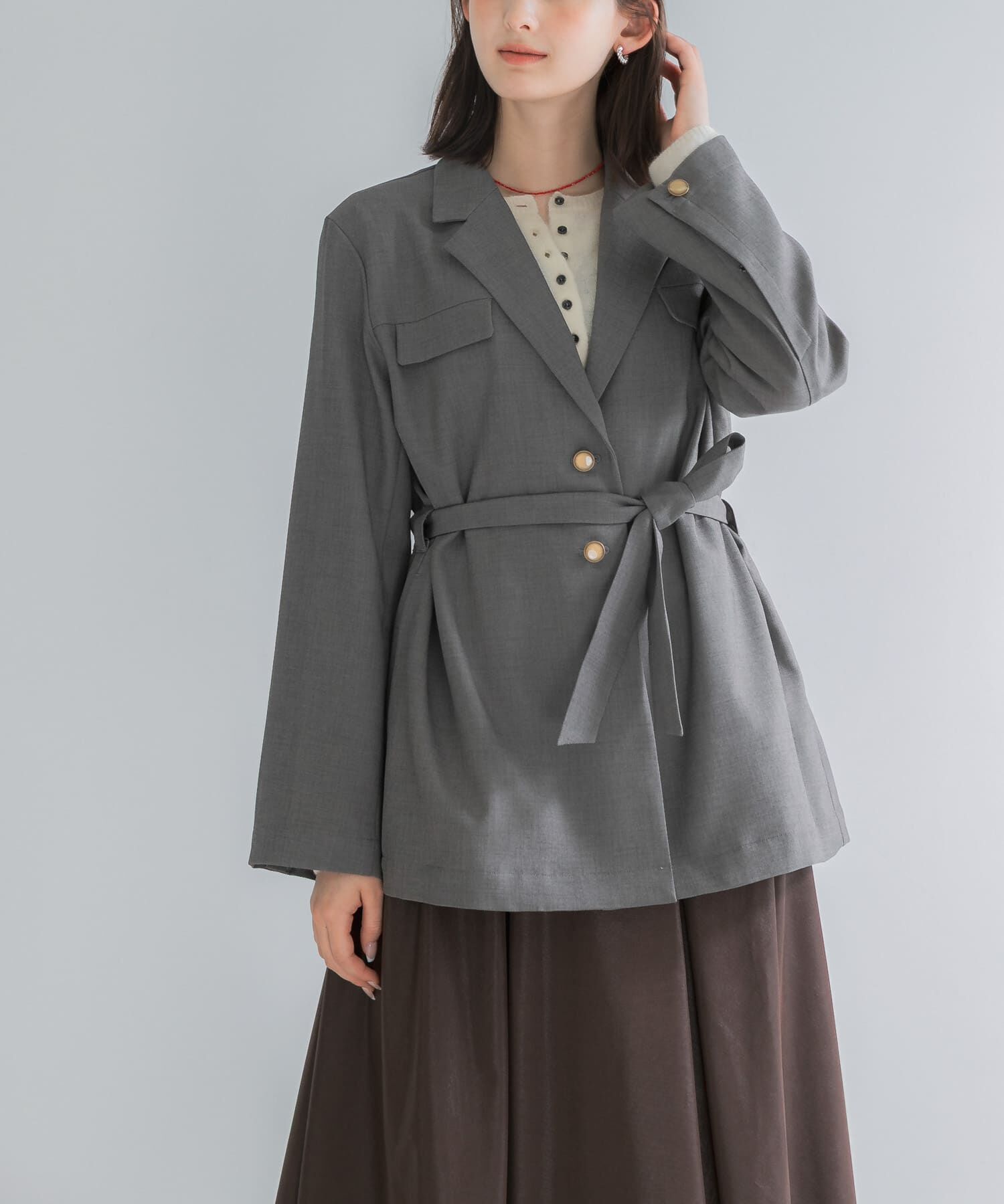 URBAN RESEARCH ROSSO「防シワ シャンブレーシャツジャケット」|その他|
