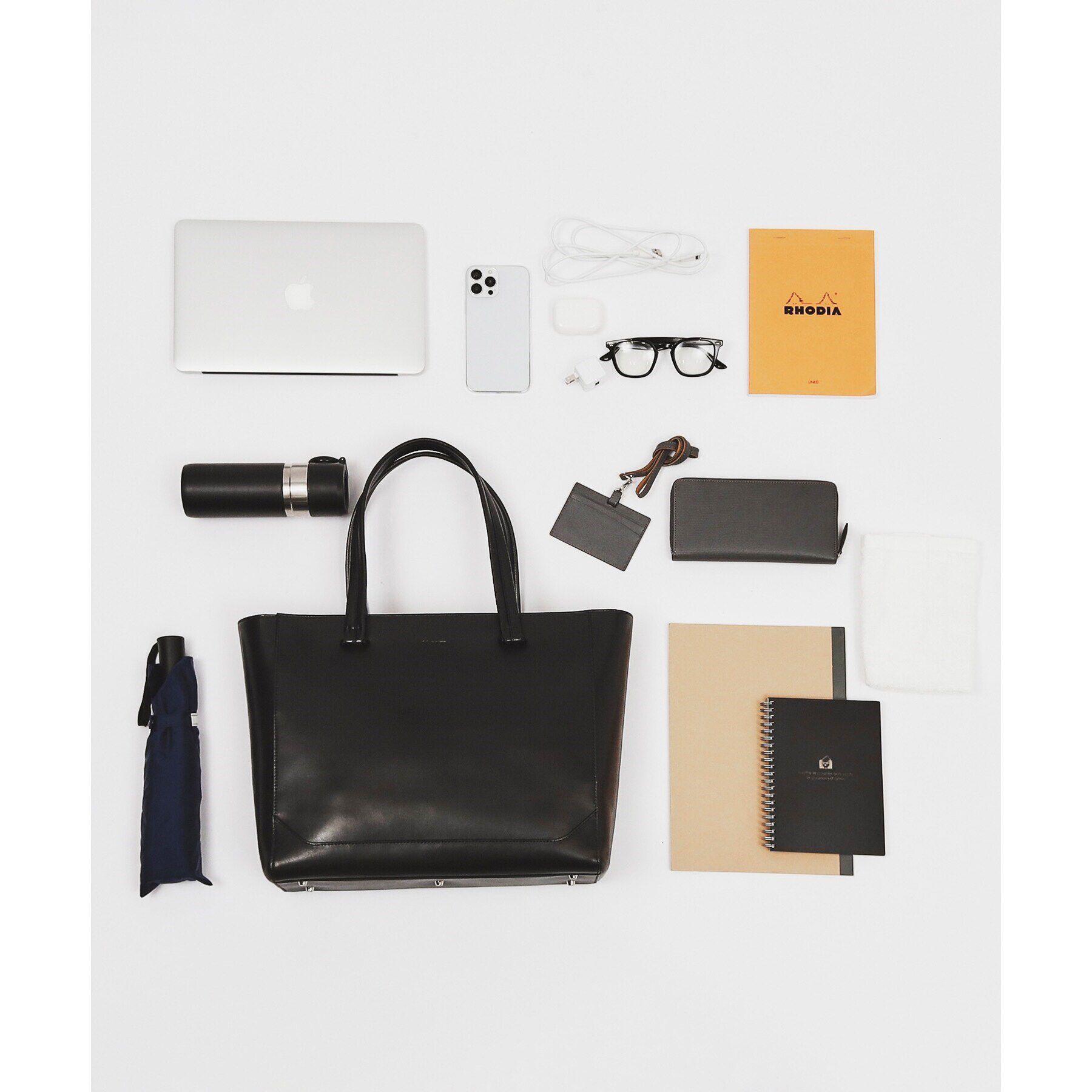 tk.TAKEO KIKUCHI「Refined Leather トートバッグ/ビジネス/A4収納可/ONOFF兼用」|トートバッグ|