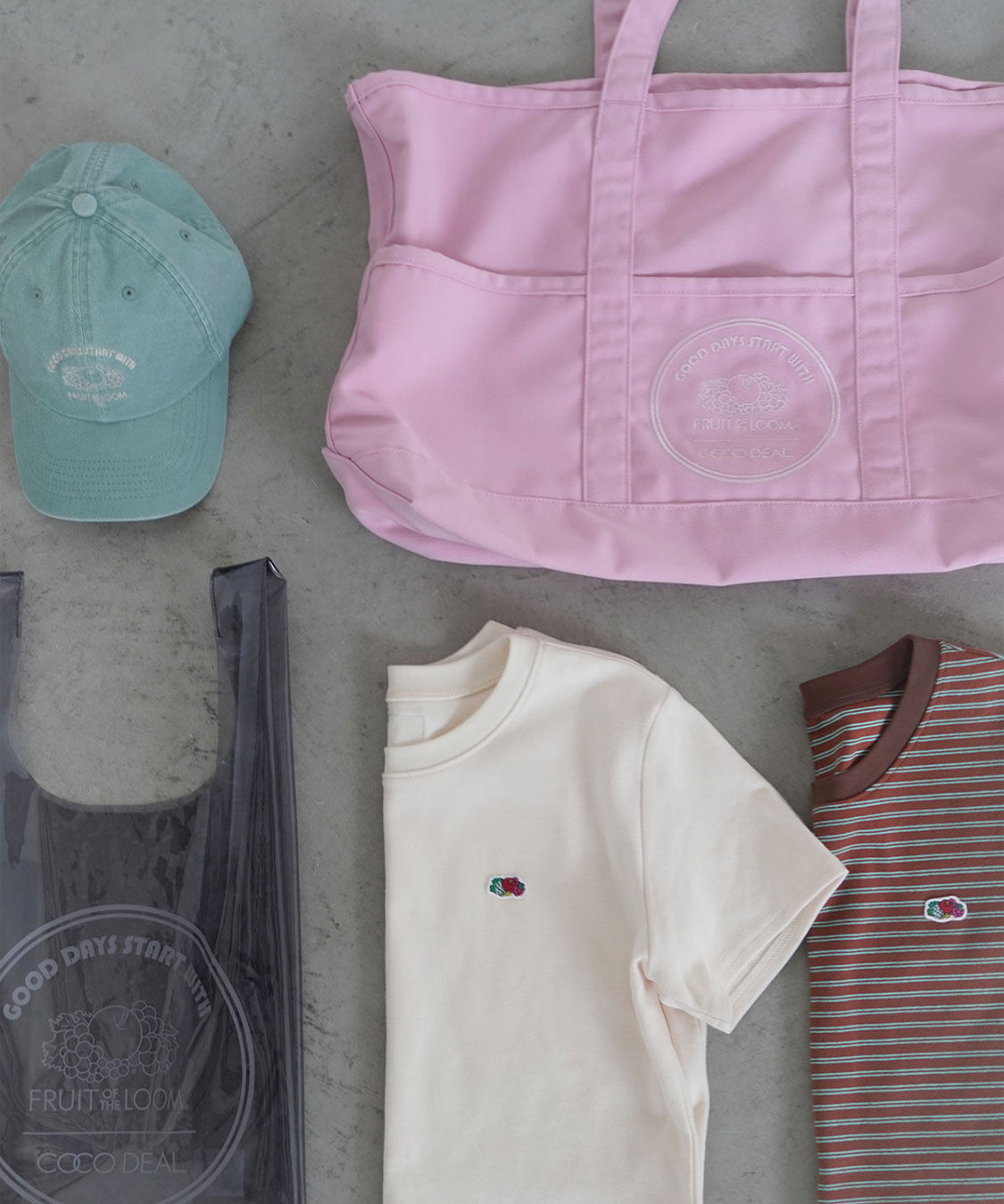 COCO DEAL「《COCO DEAL/FRUIT OF THE LOOM》クリアビニールバッグ」|その他|