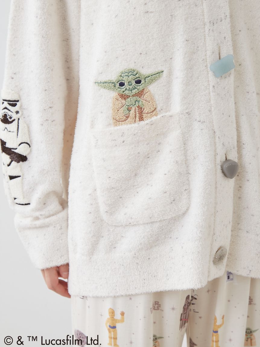 gelato pique「【STAR WARS】【ユニセックス】スムーズィーキャラクターワッペンカーディガン」|ルームウェア|
