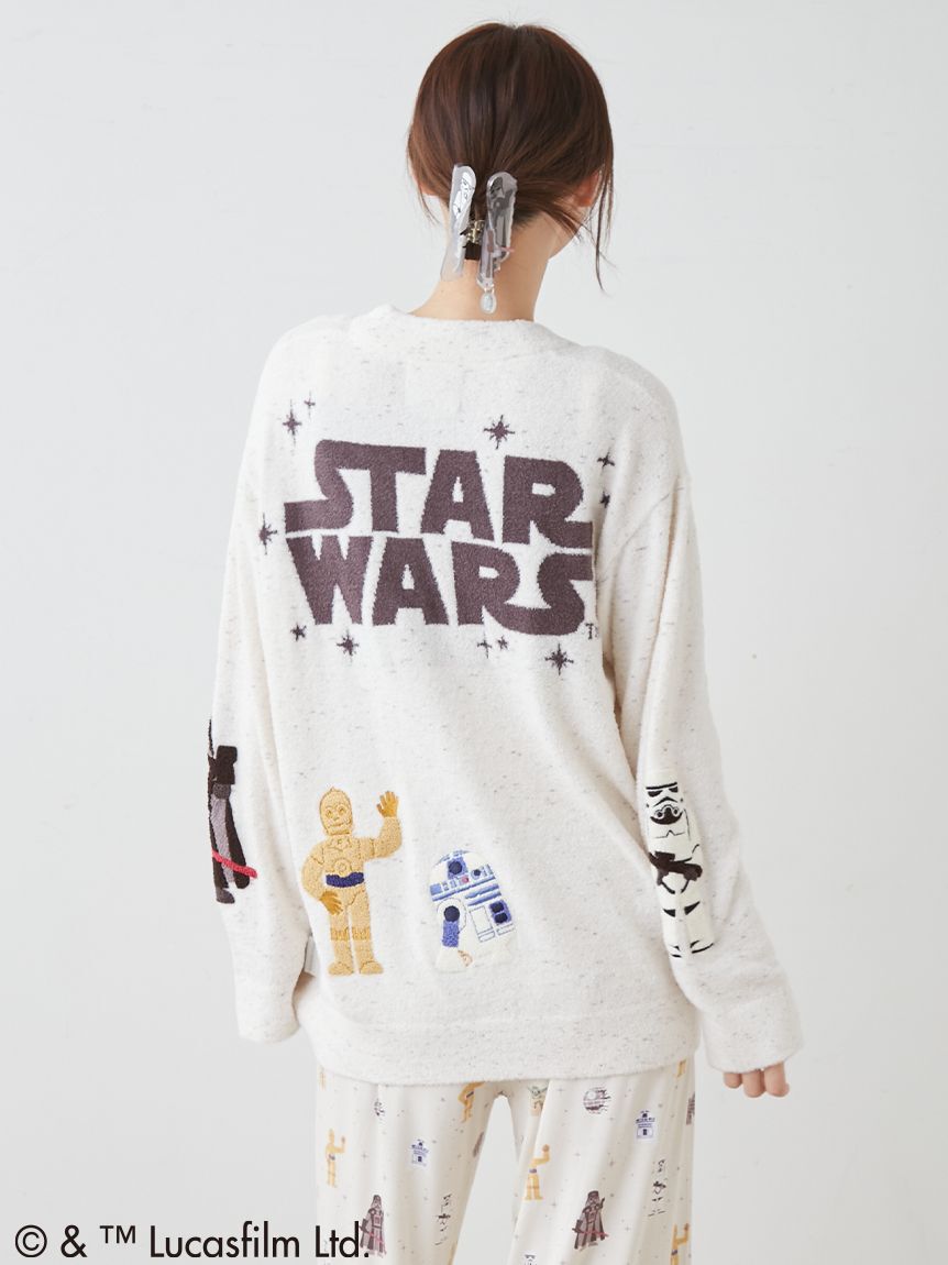 gelato pique「【STAR WARS】【ユニセックス】スムーズィーキャラクターワッペンカーディガン」|ルームウェア|