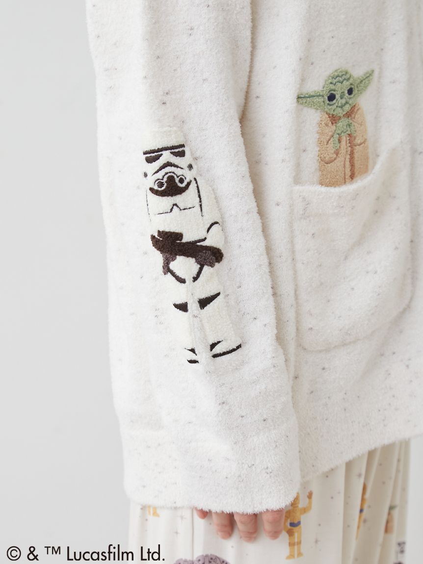 gelato pique「【STAR WARS】【ユニセックス】スムーズィーキャラクターワッペンカーディガン」|ルームウェア|