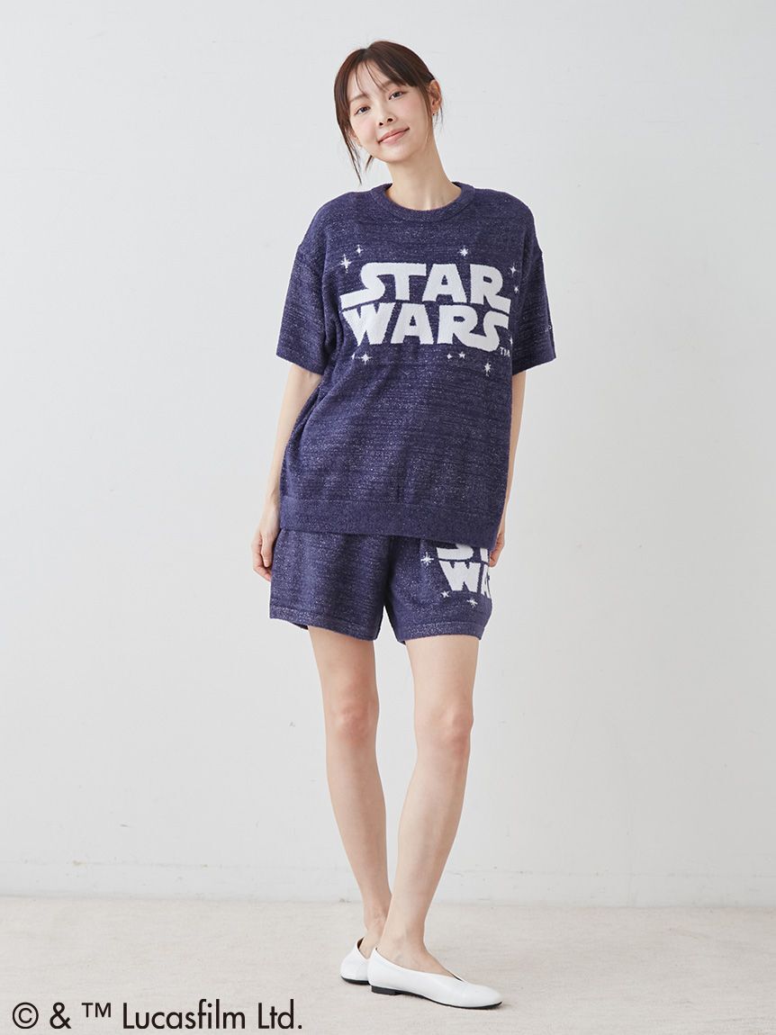 gelato pique「【STAR WARS】【レディース】スムーズィーロゴジャガードショートパンツ」|ルームウェア|
