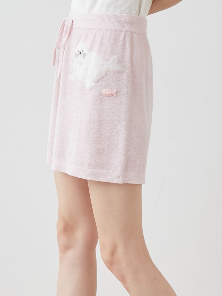 gelato pique「【ONLINE限定】【接触冷感】スムーズィーliteシーアニマルジャガードプルオーバー&ショートパンツセット」|ルームウェア|