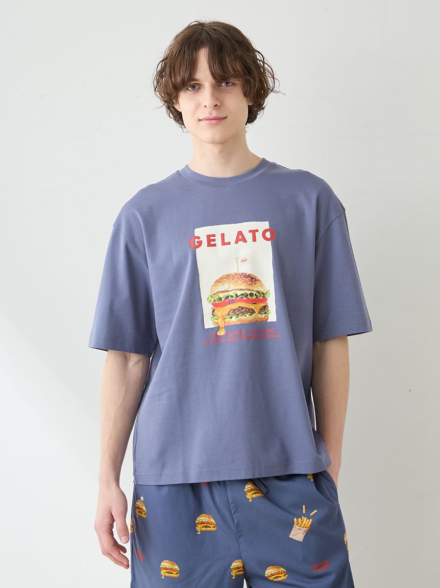 gelato pique「【UNISEX】 【接触冷感】HIGH CALORIEワンポイントTシャツ」|ルームウェア|