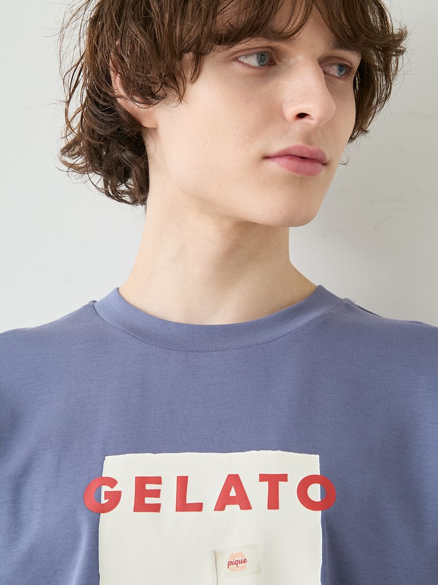 gelato pique「【UNISEX】 【接触冷感】HIGH CALORIEワンポイントTシャツ」|ルームウェア|