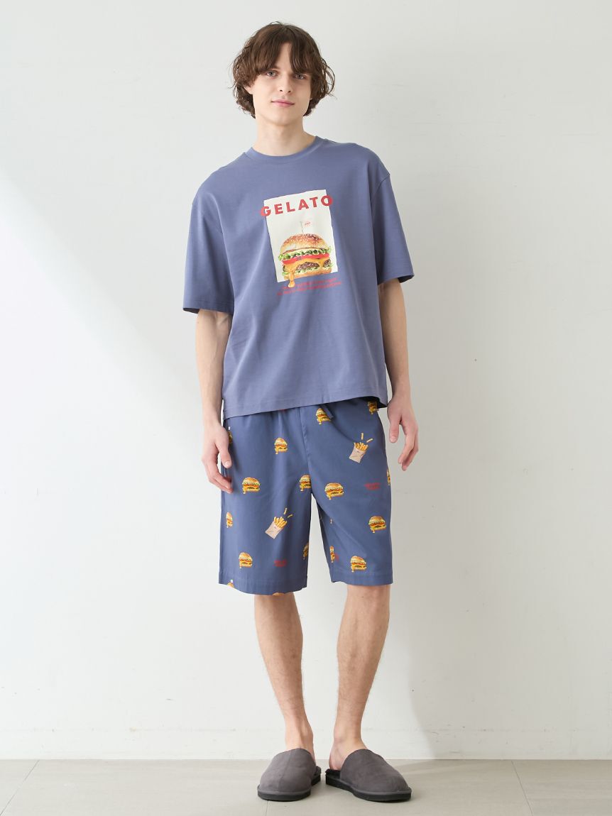 gelato pique「【UNISEX】 【接触冷感】HIGH CALORIEワンポイントTシャツ」|ルームウェア|