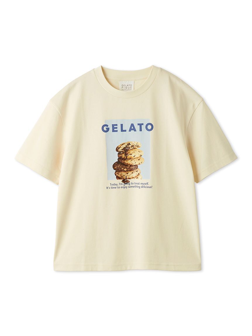 gelato pique「【UNISEX】 【接触冷感】HIGH CALORIEワンポイントTシャツ」|ルームウェア|