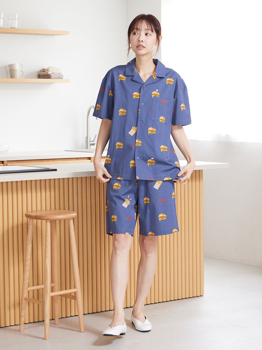gelato pique「【UNISEX】 【接触冷感】HIGH CALORIE柄ハーフパンツ」|ルームウェア|