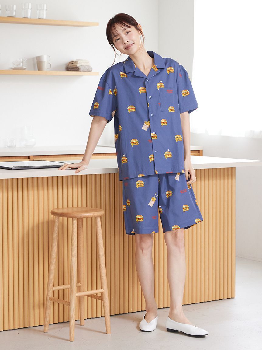 gelato pique「【UNISEX】 【接触冷感】HIGH CALORIE柄ハーフパンツ」|ルームウェア|