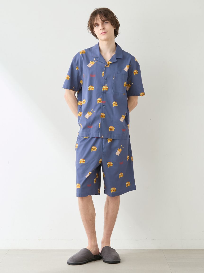 gelato pique「【UNISEX】 【接触冷感】HIGH CALORIE柄ハーフパンツ」|ルームウェア|