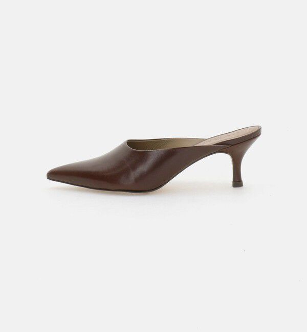 ODETTE E ODILE「ポインテッドミュール サンダル60」|サンダル|DK.BROWN