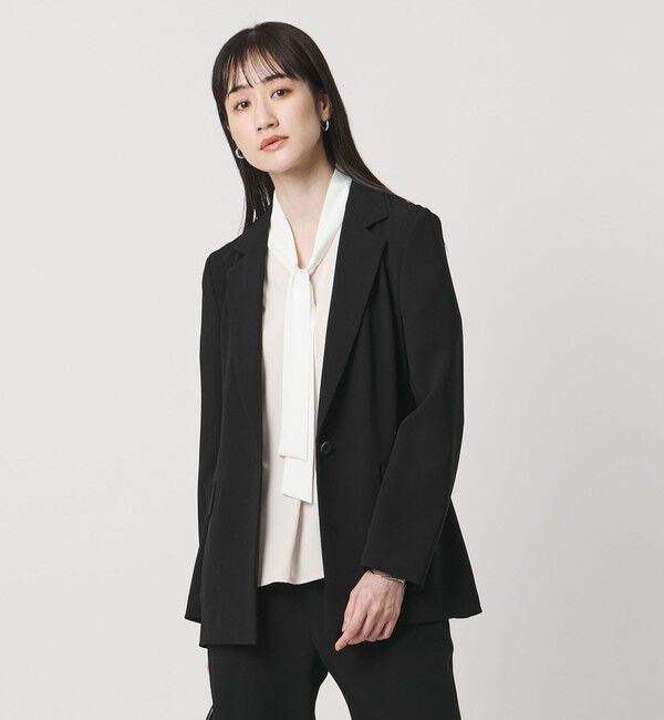 UNITED ARROWS「Drapy テーラード ジャケット」|テーラードジャケット|BLACK