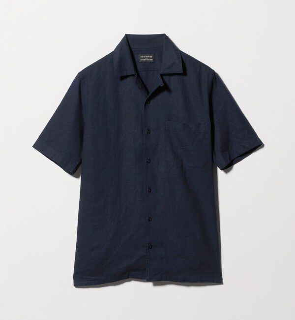 UNITED ARROWS「＜GUY ROVER＞ドロップ ショートスリーブ シャツ」|シャツ・ブラウス|NAVY