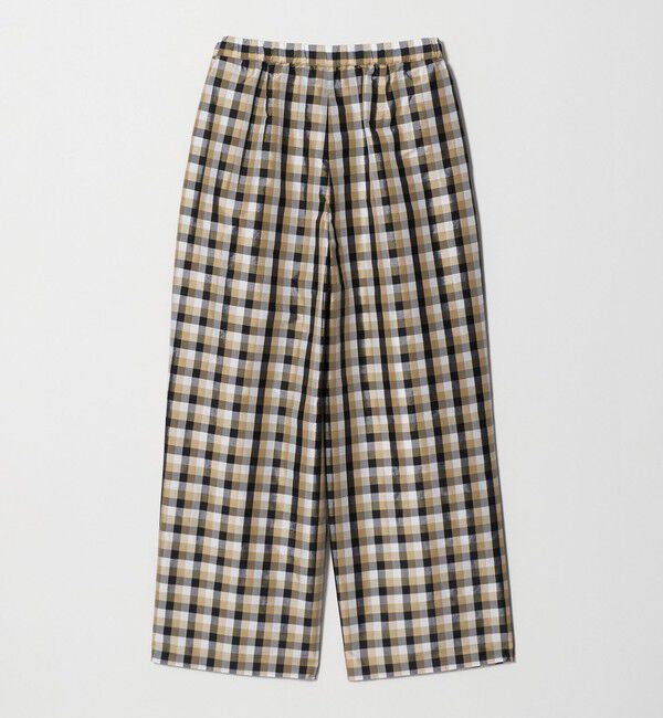 UNITED ARROWS「カラー ギンガムチェック パンツ ‐ウォッシャブル‐」|チノ|