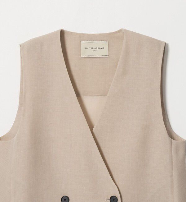 UNITED ARROWS「シアー バックフレア ベスト ‐ウォッシャブル‐」|ベスト・ジレ|