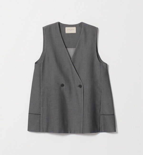 UNITED ARROWS「シアー バックフレア ベスト ‐ウォッシャブル‐」|ベスト・ジレ|